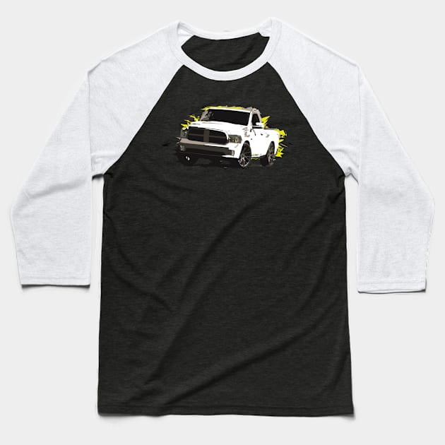 Dodge Ram pickup truck Baseball T-Shirt by mfz